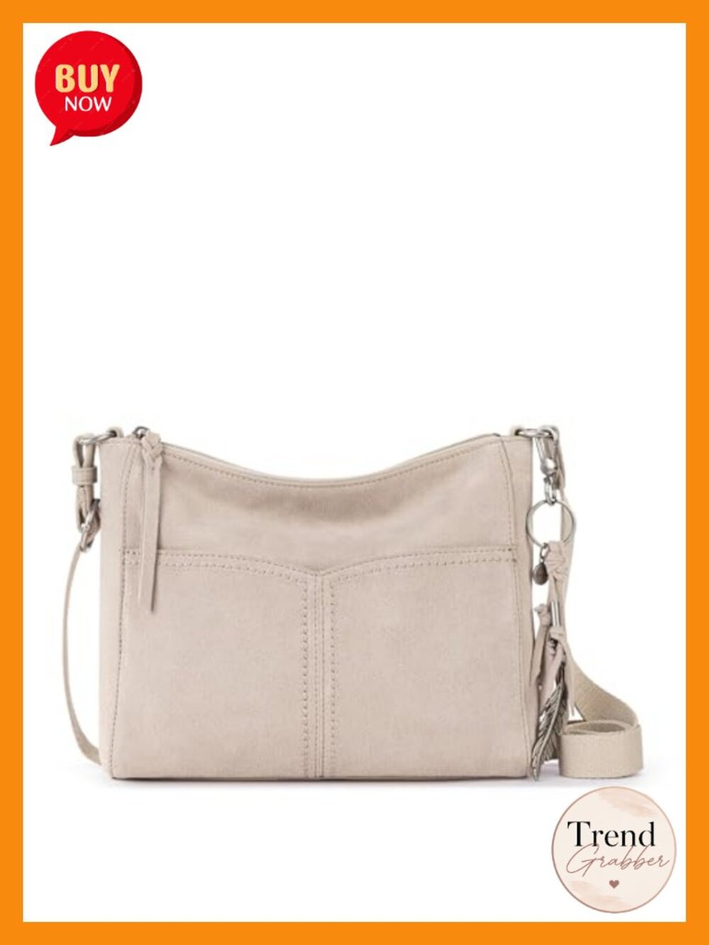 Leather Crossbody Bag Adjustable Zipper Purse Everyday Travel Handbag